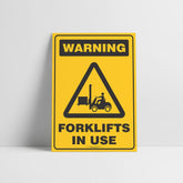 Customized Hazard Signs,Warning Forklifts In Use Sign